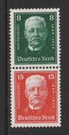 Hindenburgspende 1927, Combinatie S 36, Postfrisch, 40€ Kat. - Markenheftchen  & Se-tenant