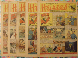 5 N° De Hurrah ! De 1938-39. Brick Bradford, Dick L'intrépide, Le Roi De La Police Montée, Gordon. A Redécouvrir - Hurrah