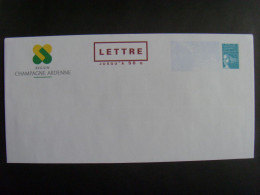 66- PAP TSC  Luquet La Poste Bleu 50 G, Région Champagne Ardenne, Sans Précasage, Patte Autocollante, Intér. Gris Uni, N - Prêts-à-poster:Stamped On Demand & Semi-official Overprinting (1995-...)