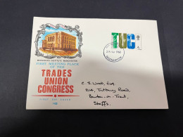 16-11-2023 (2 V 23 A) UK FDC - (2 Covers) 1968 Trade Union Congress + Europa 1969 - 1952-1971 Pre-Decimale Uitgaves