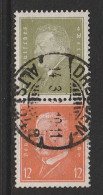 Reichspräsidenten 1932, Combinatie S 46, Gestempelt, 18€ Kat. - Libretti & Se-tenant