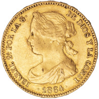 Espagne-Isabelle II-100 Reales  1864 Madrid - Colecciones