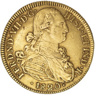 Ferdinand VII-8 Escudos 1820 Bogota - Verzamelingen