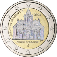 Grèce, 2 Euro, 2016, Athènes, Iridescent, SPL+, Bimétallique - Griekenland