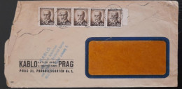 SD)1945, CZECHOSLOVAKIA, COVER CIRCULATED TO MEXICO, CZECH PRESIDENT THOMAS MASARYK - Autres & Non Classés