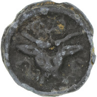 Rèmes, Potin Au Bucrane, 1st Century BC, TB+, Bronze, Delestrée:221 - Gauloises