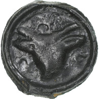 Rèmes, Potin Au Bucrane, 1st Century BC, TTB, Bronze, Delestrée:221 - Gauloises