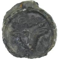 Rèmes, Potin Au Bucrane, 1st Century BC, TTB, Bronze, Delestrée:221 - Galle
