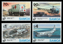 Samoa 1995 - Mi-Nr. 817-820 ** - MNH - Flugzeug / Airplanes - Amerikaans-Samoa