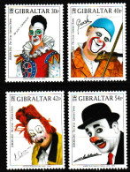 GIBRALTAR  2002  MNH  "CIRCUS  CLOWS" - Cirque