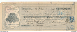 612/30 - Reçu TP Grosse Barbe BXL Effets De Commerce 1906 - Entete Illustrée Médailles EXPOS Paris , BXL , Londres - Altri & Non Classificati