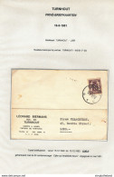464/30 - Belgique CARTES A JOUER - Carte Privée TP Petit Sceau TURNHOUT 1951 - Léonard Biermans S.A. - Sin Clasificación