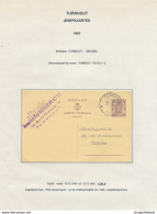 304/30 --  Entier Petit Sceau TURNHOUT 1951 - Cachet Privé Maroquinerie Van Den Heuvel § Co - Tarjetas 1934-1951