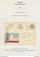 306/30 --  Entier Publibel 1225 TURNHOUT 1954 - Illustration BERGENBIER - TOPIC BEER , BREWERY - Publibels