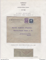 899/29 - Lettre TP Montenez Et Houyoux TURNHOUT 1926 Vers ANGOULEME - Entete Papiers En Tous Genres Meses-Goris - 1921-1925 Kleine Montenez