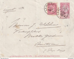 DDX 673 --  Entier Enveloppe Fine Barbe LA HULPE 1904 Vers AMSTERDAM - TARIF PREFERENTIEL NL 20 C. - Briefe