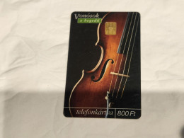 HUNGARY-(HU-P-2003-70)-Hangszerek-A Hegedű-(14)(800Ft)(C37235ADB)(tirage-150.000)-used,card+1card Prepiad Free - Ungarn