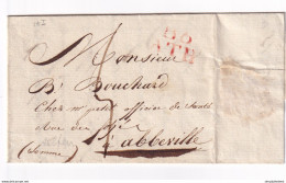 595/33 - Lettre Précurseur 86 ATH 1813 Vers Bouchard à ABBEVILLE Somme - Contenu Intéressant Sur Le VIN - Herlant 22 - 1794-1814 (Période Française)