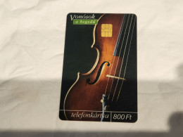 HUNGARY-(HU-P-2003-70)-Hangszerek-A Hegedű-(15)(800Ft)(C3725281A)(tirage-150.000)-used,card+1card Prepiad Free - Ungarn