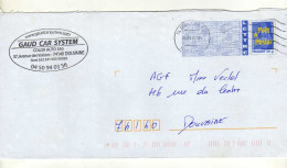 Enveloppe FRANCE Prêt à Poster Lettre 20g Oblitération DOUVAINE CDIS 04/01/2006 - PAP: Aufdrucke/Blaues Logo