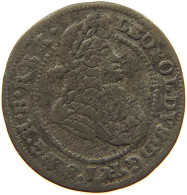 HAUS HABSBURG KREUZER 1697 LEOPOLD I.,1657-1705 #MA 007485 - Autriche