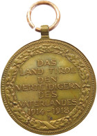 HAUS HABSBURG MEDAILLE 1914-1948 FRANZ JOSEPH I. 1848-1916 DAS LAND TIROL DEN VERTEIDIGERN DES VATERLANDES #MA 063257 - Oostenrijk