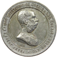 HAUS HABSBURG MEDAILLE 1873 FRANZ JOSEPH I. 1848-1916 SCHARFF. AUF DIE WIENER WELTAUSSTELLUNG #MA 073010 - Oostenrijk