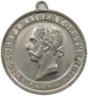 HAUS HABSBURG MEDAILLE 1865 FRANZ JOSEF I. 1848-1916, PRATER VOLKFEST 1865 #MA 006211 - Oostenrijk