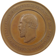 HAUS HABSBURG MEDAILLE 1868 ERZHERZOG KARL LUDWIGS(1833-1896) STEINBÖCK. #MA 073075 - Oostenrijk