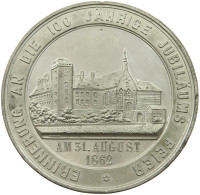 HAUS HABSBURG MEDAILLE 1862 1862 (V. A.PITTNER) WIENER NEUSTÄDTER AKADEMIE, 100 JAHRE, #MA 012912 - Oostenrijk