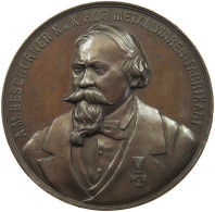 HAUS HABSBURG MEDAILLE 1860 BESCHORNER ALEXANDER MATTHIAS AUF DAS 30JÄHRIGE BESTEHEN SEINER FABRIK, WIEN #MA 012739 - Oostenrijk