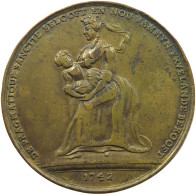 HAUS HABSBURG MEDAILLE 1742 MARIA THERESIA (1740-1780) SPOTTMEDAILLE AUF DIE PRAGMATISCHE SANKTION #MA 062119 - Oostenrijk
