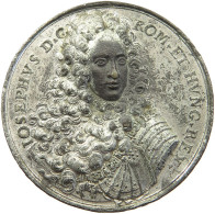 HAUS HABSBURG MEDAILLE 1704 JOSEPH I (1705-1711) VON P.H. MÜLLER, AUF DIE 2. EINNAHME DER STADT LANDAU #MA 073015 - Oostenrijk