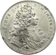 HAUS HABSBURG MEDAILLE 1711 JOSEPH I. 1705-1711, V. P.H. MÜLLER. AUF DEN TOD DES KAISERS #MA 073017 - Oostenrijk