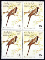 Sahara Occidental 1991 MNH Blk, Namaqua Dove, Small Pigeon, Birds - Vignettes De Fantaisie