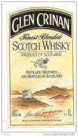 Etiquette Décollée Glen Crinan Finest Blended Scotch  Whisky - Ecosse  - - Whisky