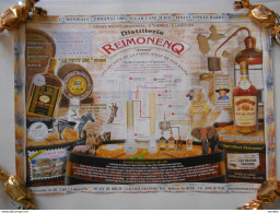 Affiche Rhum REIMONENQ - Les Arcanes De La Fabrication  De Nos Rhums - 30x 40 Cm - Musée Du Rhum - GUADELOUPE - - Poster & Plakate