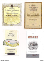Etiquettes Côteaux Du Languedoc: Cabrières 2000 - Château St Martin Guarrigue  - Rosé Marine - Languedoc 2012 - - Languedoc-Roussillon