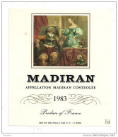 Etiquette MADIRAN 1983 - - Madiran
