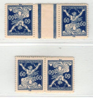 Tchécoslovaquie 1920 Mi 176 B K+KZ (Yv 169a Type La République Liberée), (MH)* Trace De Charniere, - Unused Stamps