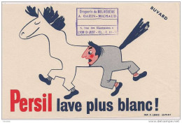 Buvard  PERSIL Cachet Droguerie Du Belvédère, A.GARIN-MICHAUD,  5 Rue Des Macchabées , LYON 5è - Wassen En Poetsen