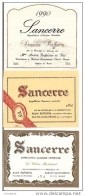 Etiquettes  Vin  De SANCERRE André Raffaitin Dont 1990 à Bué En Sancerrois - - Lots & Sammlungen