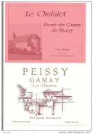 Etiquettes Vin De Suisse: Rosé De Gamay DeThoiry Le Chafalet Et Peissy Les Perrières - - Colecciones & Series