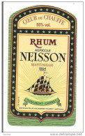 Etiquette   RHUM  Agricole  NEISSON - 55° 100cl -  Coeur De Chauffe   -  MARTINIQUE - - Rum