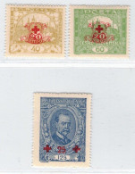 Tchécoslovaquie 1920 Mi 196-8 (Yv 182-4), (MH)* Trace De Charniere - Nuevos