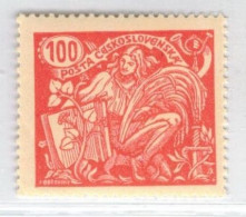 Tchécoslovaquie 1923 Mi 202 B III (Yv 185), (MH)* Trace De Charniere, Dentelé 13 3/4:13 1/2 Type III - Nuevos