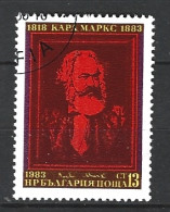 BULGARIE. N°2761 Oblitéré De 1983. Marx. - Karl Marx