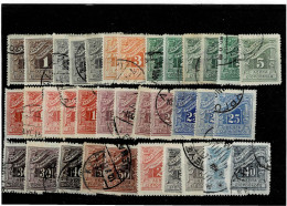 GRECIA ,"Segnatasse" ,32 Pezzi Usati ,qualita Ottima - Used Stamps