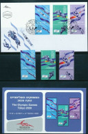ISRAEL 2021 JAPAN TOKYO OLYMPIC GAMES STAMPS MNH + FDC+ POSTAL SERVICE BULETEEN - Unused Stamps