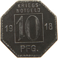 HECHINGEN 10 PFENNIG 1918  #MA 103301 - Autres & Non Classés